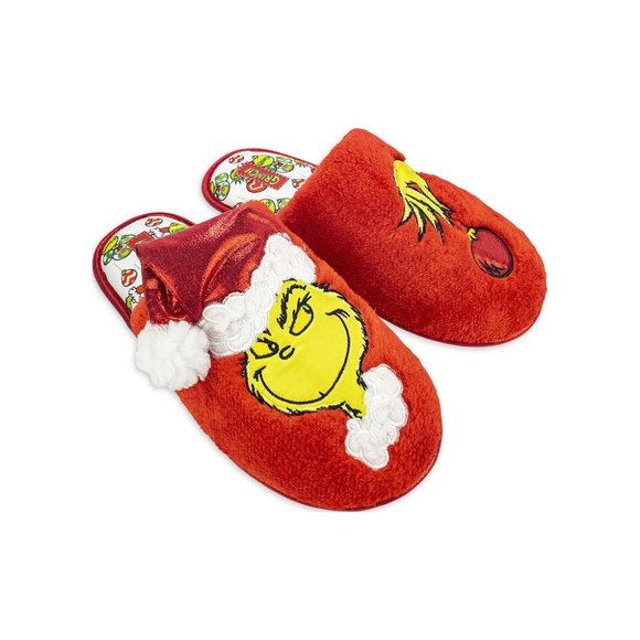 Shoes - Dr. Seuss  Grinch Slippers Adult